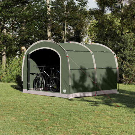 Tente avec toit avec stockage-Tente de garage Vert 268 x 240 x 191 cm Polyester