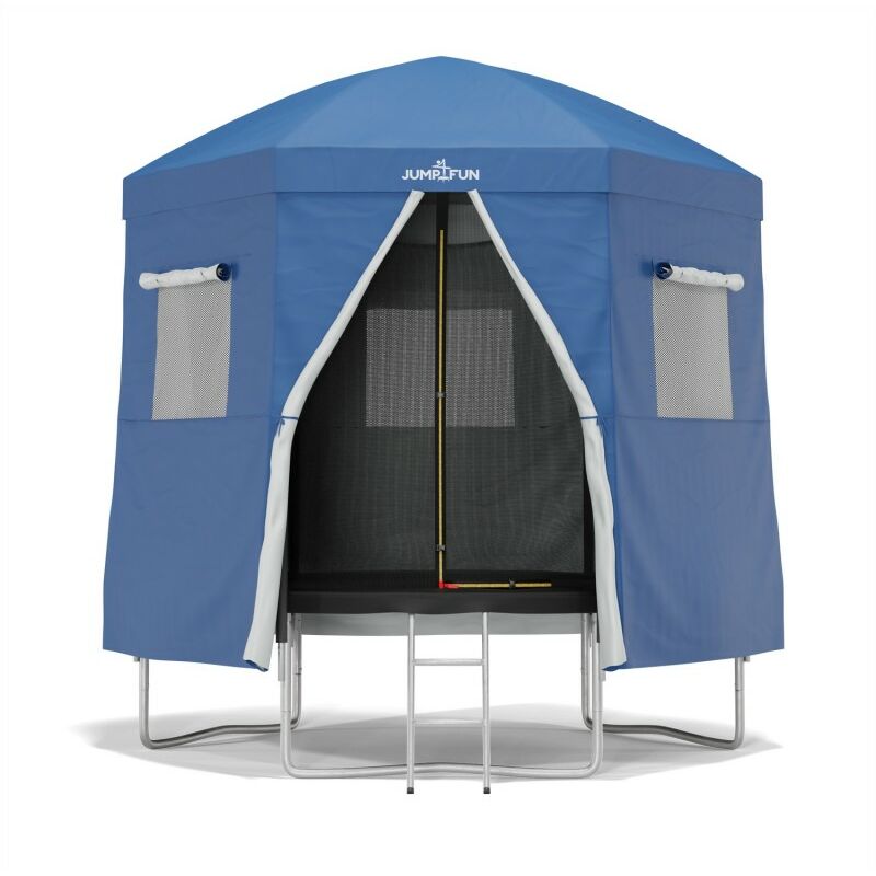 Jump4fun - Tente cabane pour trampoline 10FT-305cm - Bleu