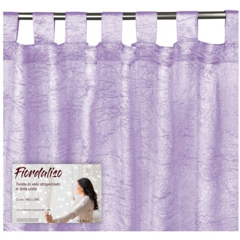 TENTE de BLEUET solide LILAS CM. 140X290 emballé