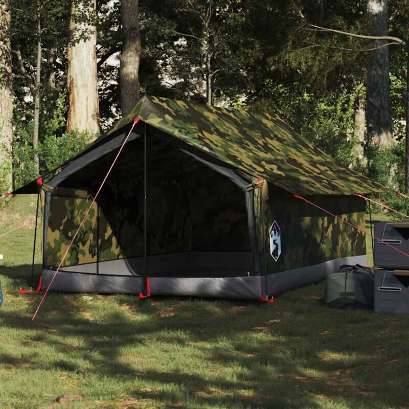 Vidaxl - Tente de camping 2 personnes camouflage imperméable
