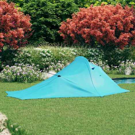 Tente de camping  Tente de réception Tente de plage 317x240x100 cm Bleu 66553