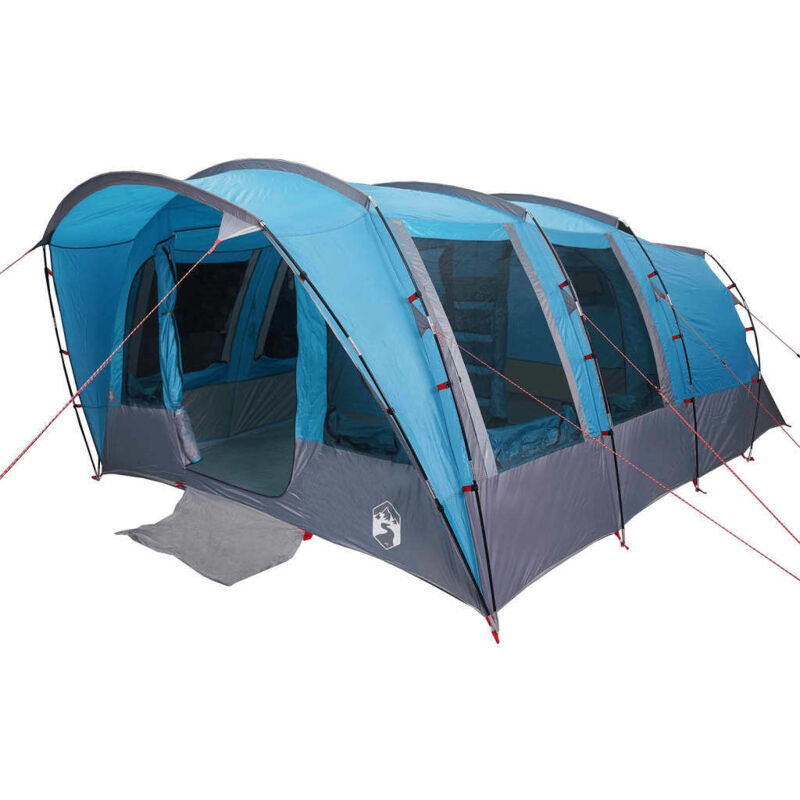 Vidaxl - Tente familiale tunnel 8 personnes bleu imperméable