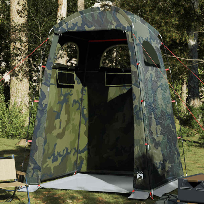 Vidaxl - Tente de douche camouflage imperméable