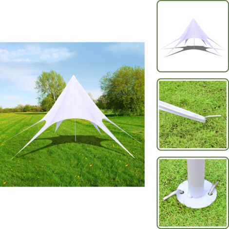 Tente de jardin en forme d'étoile 10 m - Tente De Jardin - Abri Solaire - Chapiteau - Parasol - Tonnelle Extérieure