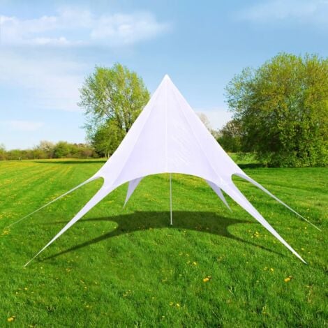 Tente de jardin en forme d'étoile 10 m vidaXL