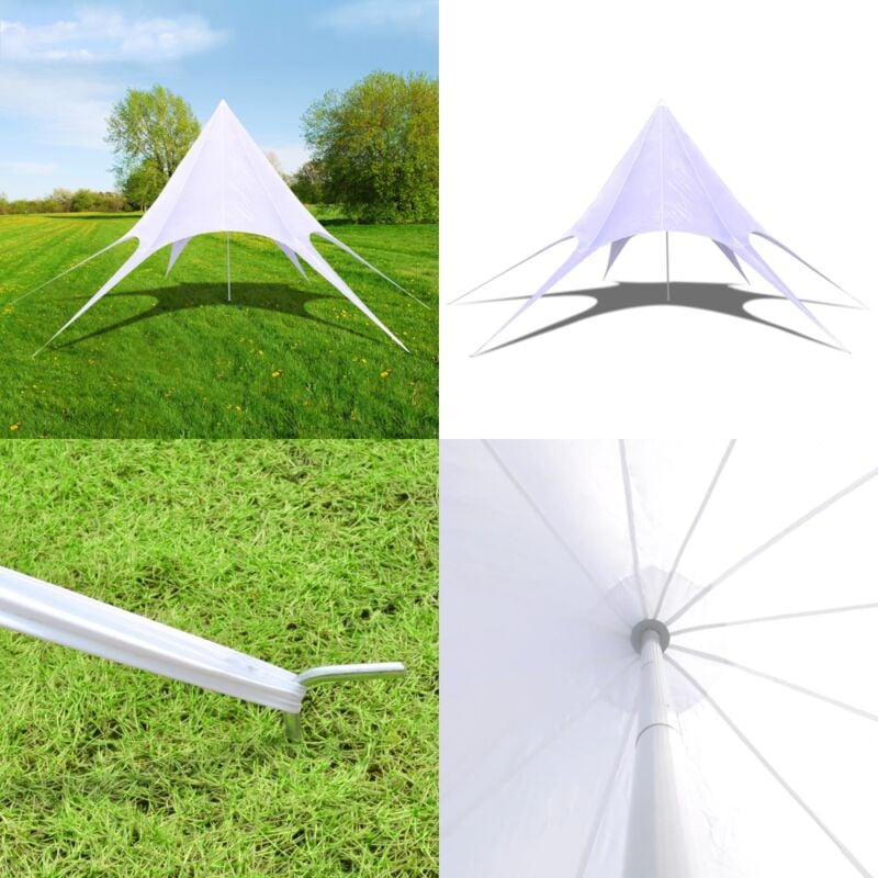 Vidaxl - Tente de jardin en forme d'étoile 14 m - Tente De Jardin - Abri Solaire - Chapiteau - Parasol - Tonnelle Extérieure - Home & Living