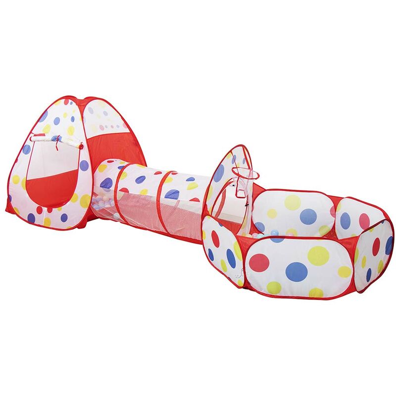 Bakaji - Tente de jeu avec tunnel de piscine Tente de jeu pliante et pop-up pour enfants