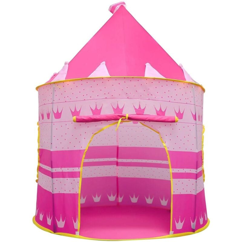 Tente de jeu château de princesse rose Well Home Ø105x125cm