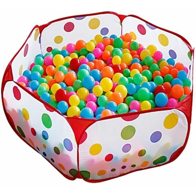 Tente de jeu de piscine à balles de 100 cm pour enfants avec sac de rangement (balles non incluses)