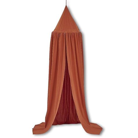 Tente de jeu de princesse pour enfants, ronde, en coton, avec moustiquaire, décoration de chambre d'enfant, ciel de lit