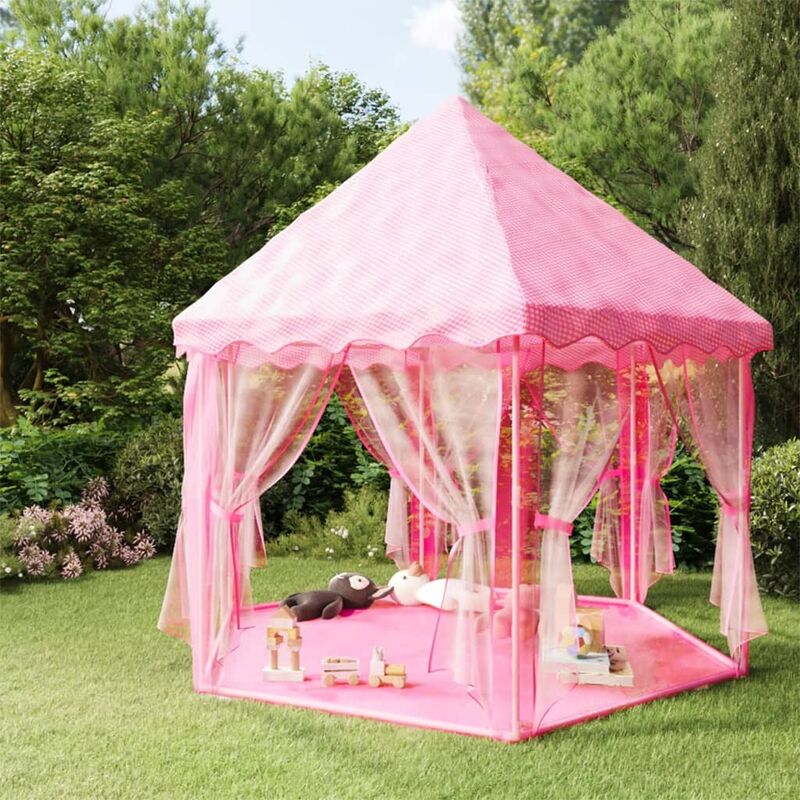 Tente de jeu de princesse | Tente à Balles Tunnel Activite Rose 80147