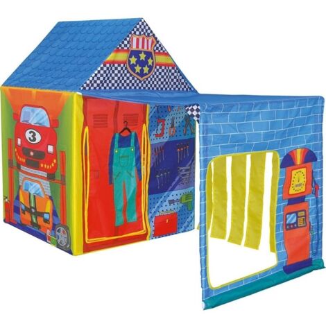 Tente de jeu maison de jeu atelier de voiture – 150 x 75 x 110 cm