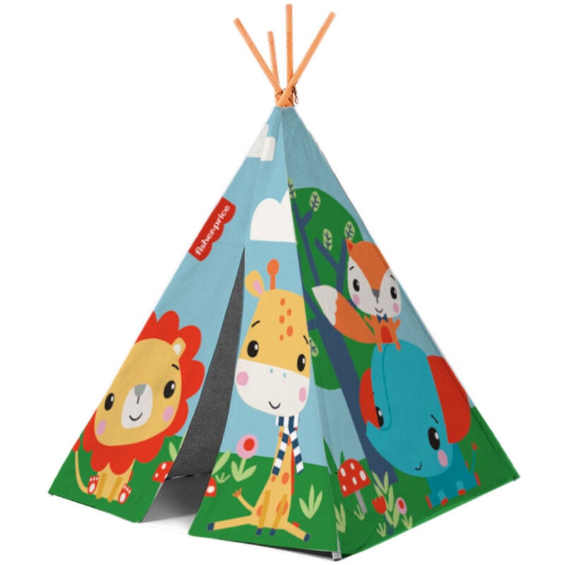 Tente de jeu tipi animaux