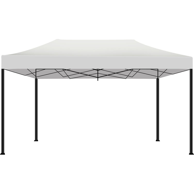 Frankystar - Tente de Kebon/gazebo pour le chapiteau se pliant imperméable du jardin 3X4.5 Mt pour des foires et des marchés couleur blanc