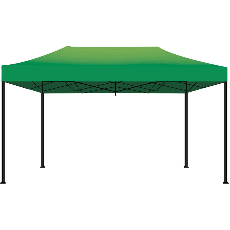 Frankystar - Tente de Kebon/gazebo pour le chapiteau se pliant imperméable du jardin 3X4.5 Mt pour des foires et des marchés couleur verte