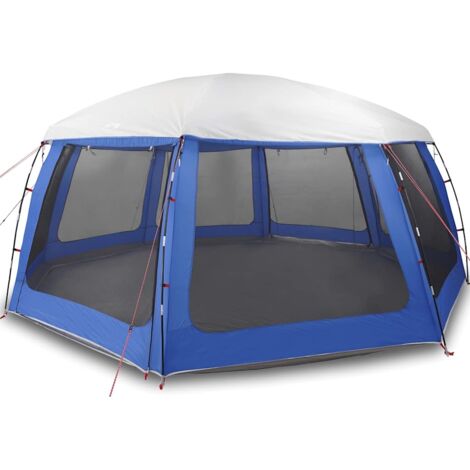 Tente de piscine moustiquaire amovible parois maille bleu azur CFW877329