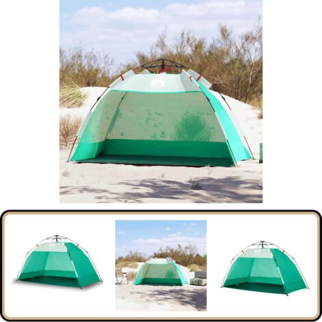 Tente de plage 2 personnes libération rapide imperméable - Tente De Plage - Tente De Camping - Parasol De Plage - Abri De Soleil - Protection Solaire