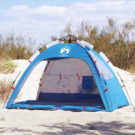 Tente de plage 2 personnes libération rapide imperméable vidaXL