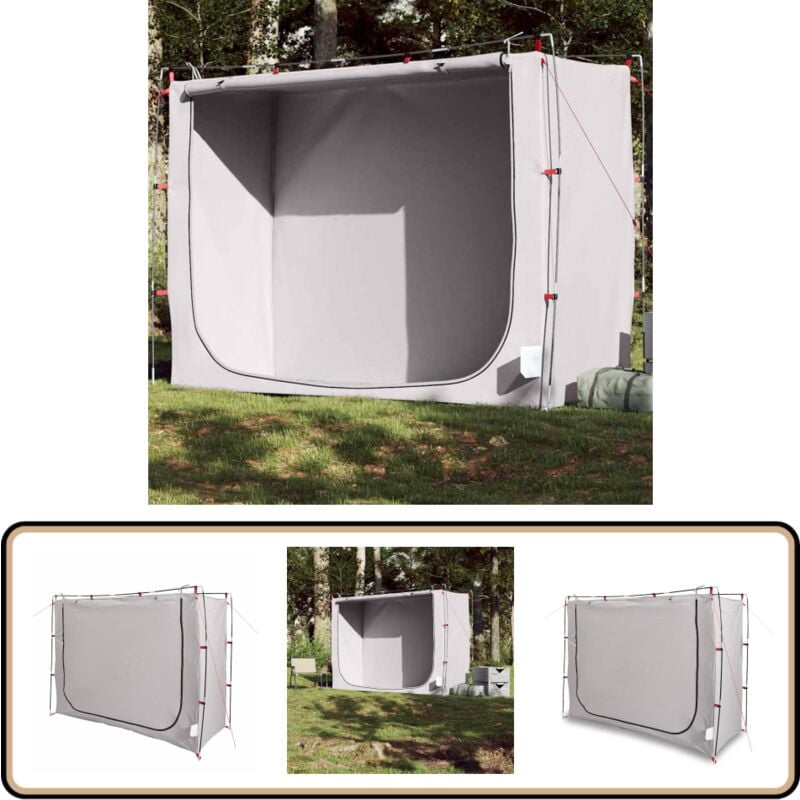 Vidaxl - Tente de rangement gris imperméable - Tente De Rangement - Tente De Campement - Stockage Extérieur - Équipement De Camping - Accessoire De