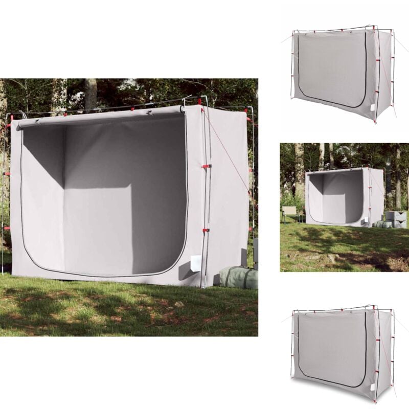 Vidaxl - Tente de rangement gris imperméable - Tente De Rangement - Tente De Campement - Stockage Extérieur - Équipement De Camping - Accessoire De