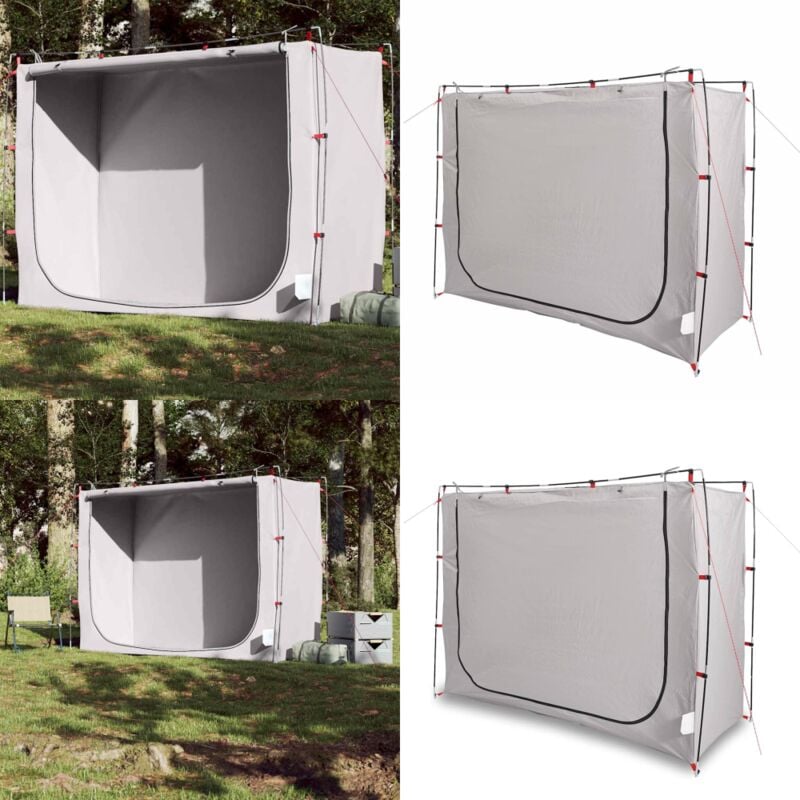 Tente de rangement gris imperméable - Tente De Rangement - Tente De Campement - Stockage Extérieur - Équipement De Camping - Accessoire De Camping