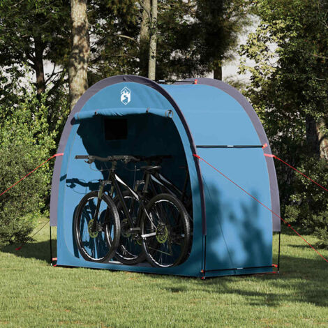 Tente de rangement-Tente de stockage pour vélos avec toit Bleu 210 x 90 x 174 cm