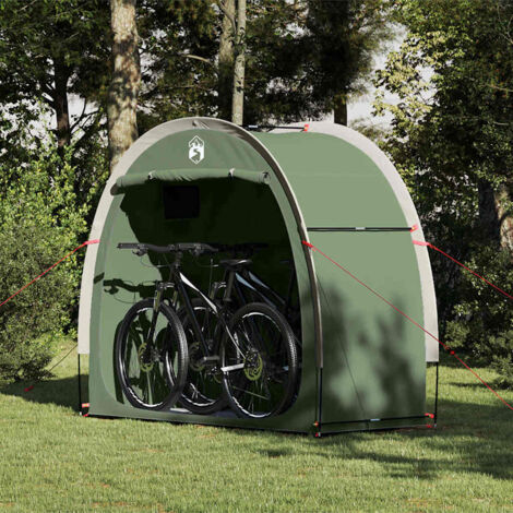 Tente de rangement-Tente de stockage pour vélos avec toit Vert 210 x 90 x 174 cm