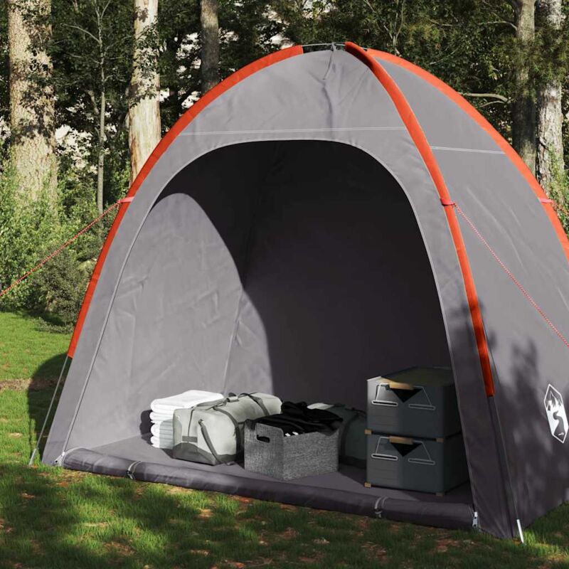 Vidaxl - Tente de rangement gris et orange imperméable