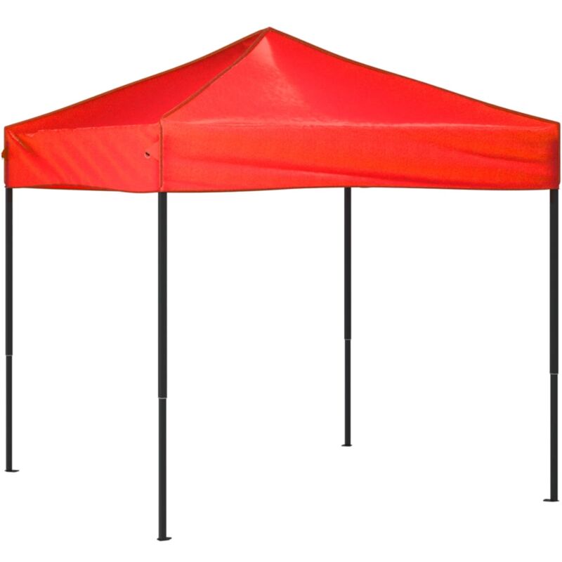 Vidaxl - Tente de réception pliable Rouge 2x2 m