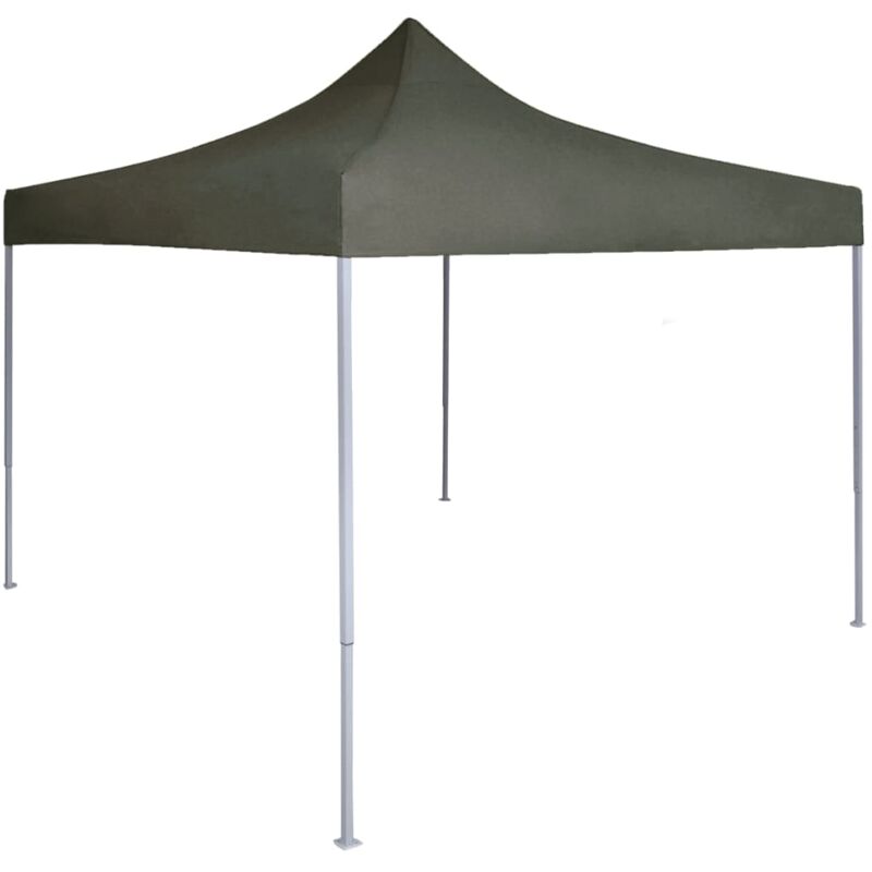Tente de réception pliable Tonnelle de réception Barnum professionnelle 2x2 m Acier Anthracite 97462