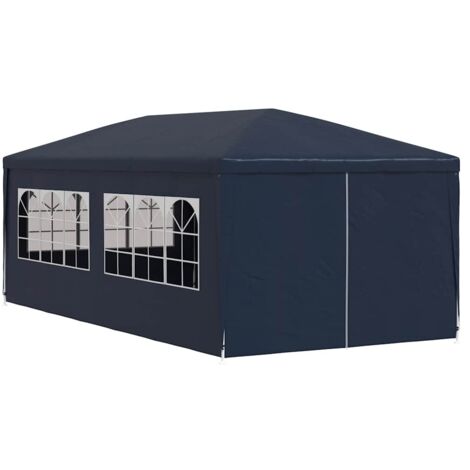 Tente de réception 3 x 6 m Bleu
