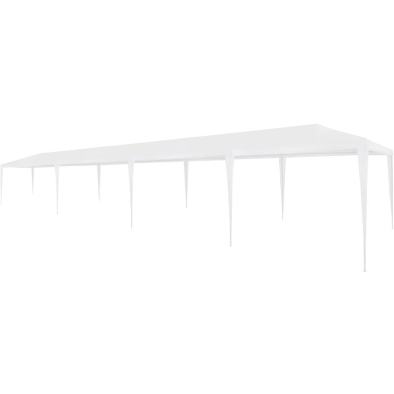 Vidaxl - Tente de réception 3x12 m pe Blanc