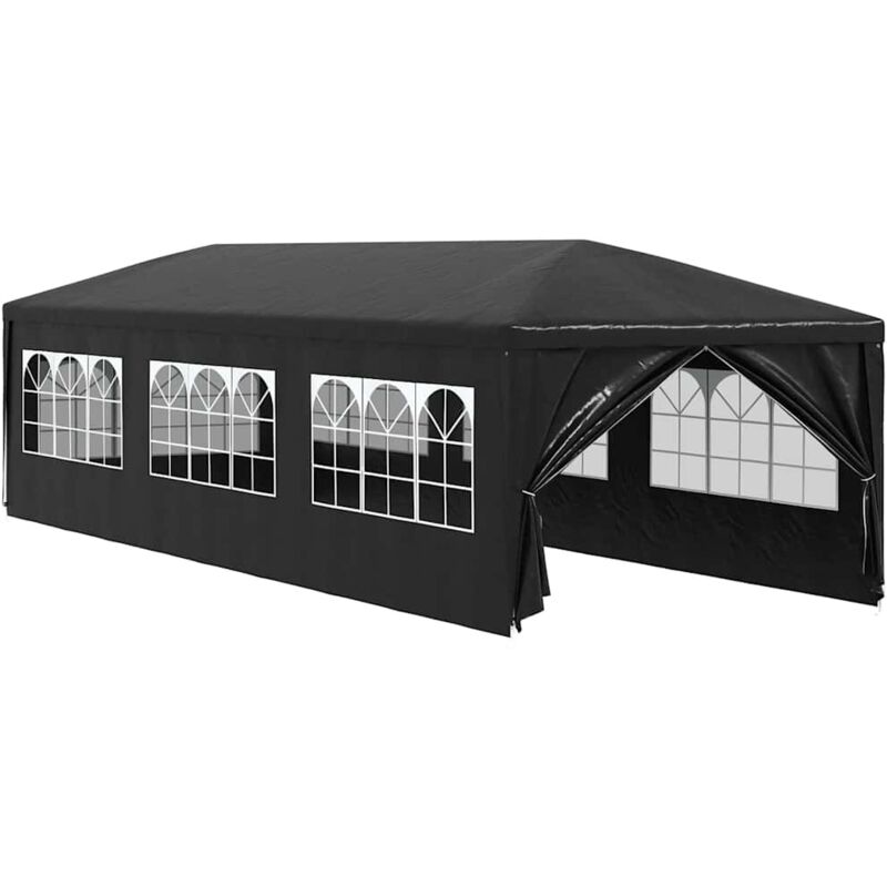 Decdeal - Tente de réception 3 x 9 m Anthracite