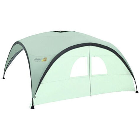 Tente de réception 300x300 cm – Paroi latérale avec porte et fenêtres – Protection UV et résistance à l'eau – 100% polyester – Coleman