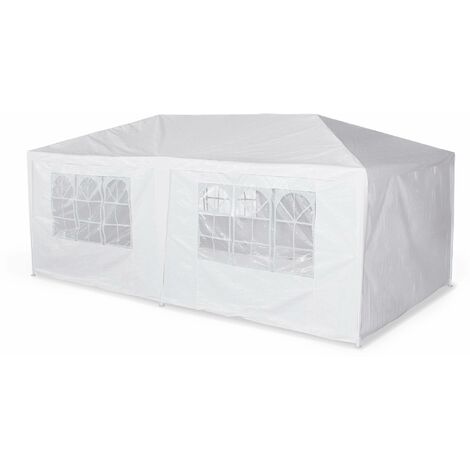 Tente de réception 4x6 PVC, blanc (7210)