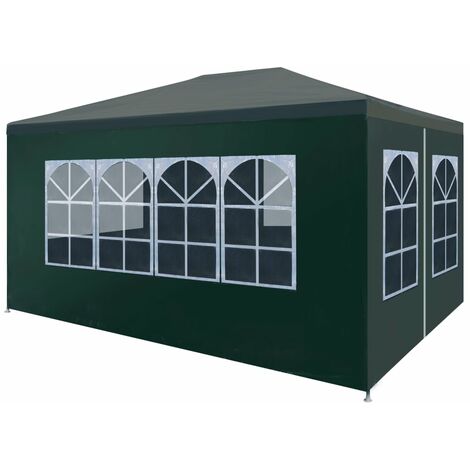 Tente de réception Barnum / Tonnelle de Jardin / 3 x 4 m Vert