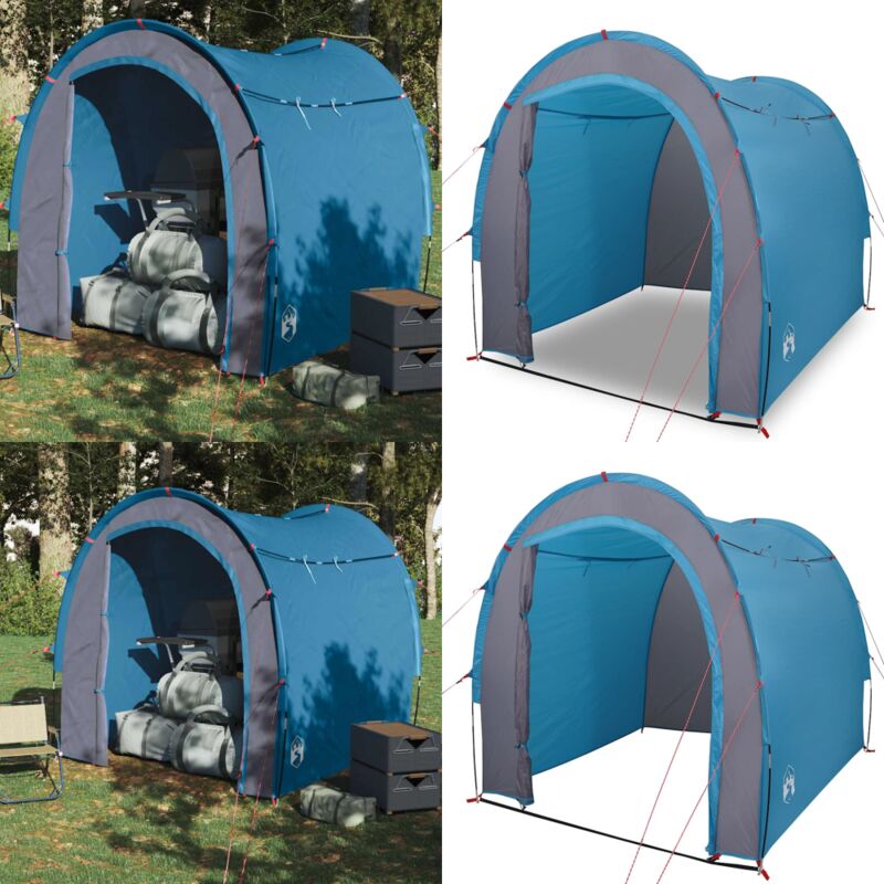 Tente de réception bleu imperméable - Tente De Camping - Tente De Rangement - Tente Imperméable - Équipement De Camping - Accessoire De Camping