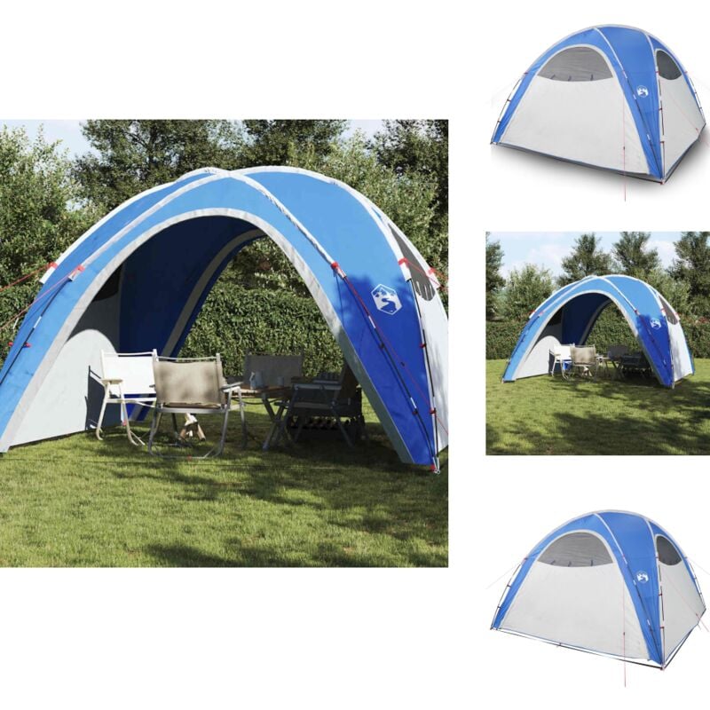 Vidaxl - Tente de réception bleu imperméable - Tente De Reception - Tente De Camping - Abri Extérieur - Jardin - Pique Nique