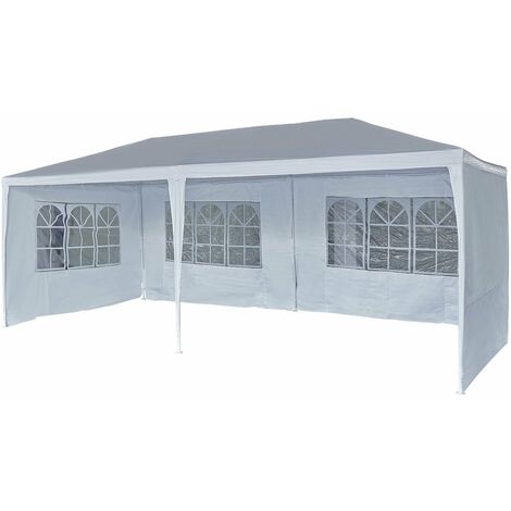 main image of "Tente de réception "Carolina 6" - 16.24 m² - 6 x 3 m - Blanc"