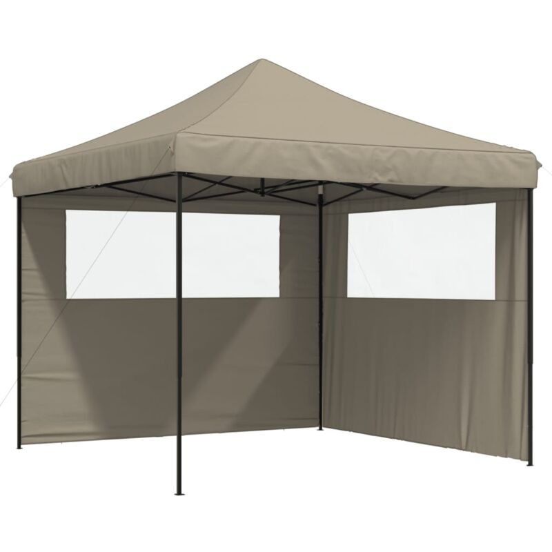 Tente de réception pliable escamotable avec 2 parois latérales Vidaxl