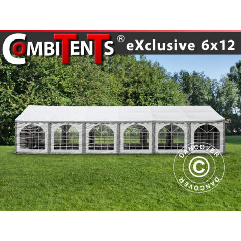 Tente de réception, Exclusive CombiTents® 900 6x12m, 4-en-1,