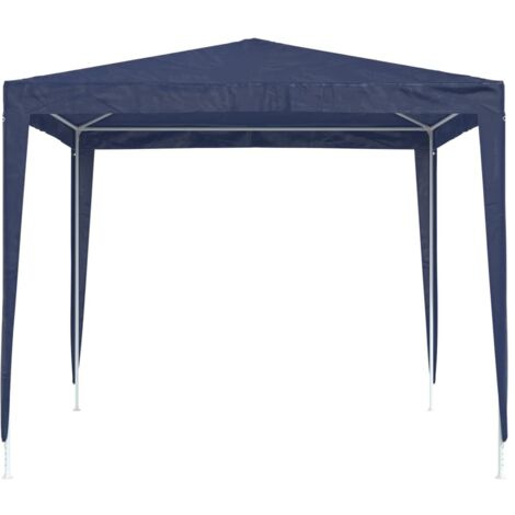 Tente de réception, Pavillon, Pergola, Tente de jardin, 2,5x2,5 m Bleu OIB2465E