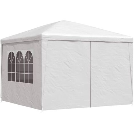 Tente de réception, Pavillon, Pergola, Tente de jardin, 3 x 3 m Blanc OIB6591E