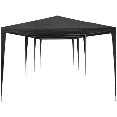 Tente de réception, Pavillon, Pergola, Tente de jardin, 3 x 9 m PE Anthracite OIB2262E
