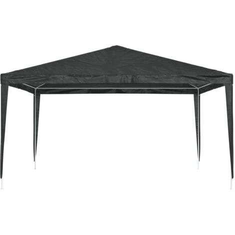 Tente de réception, Pavillon, Pergola, Tente de jardin, professionnelle 4x4 m Anthracite 90 g/m² OIB3521E