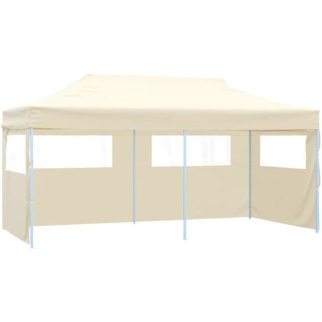 Professionnel Pavillon Pliant Tente de réception 3x9 m vert avec des pages pièces étanche Toit