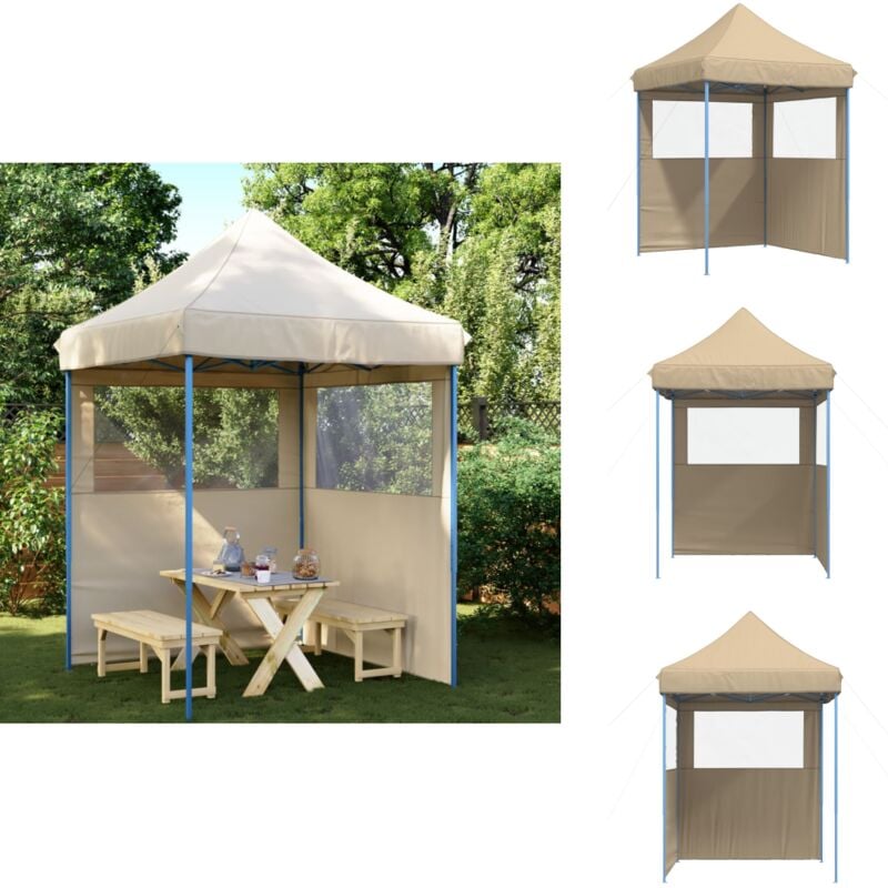 Vidaxl - Tente de réception pliable escamotable avec 2 parois latérales - Tents Gazebos - Abri Extérieur - Tente Pliante - Tente Festival - Tente