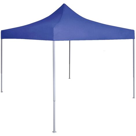Tente de réception pliable Style Moderne - Tonnelle Barnum - Pavillon de Jardin - professionnelle 2x2 m Acier Bleu Chic-889607