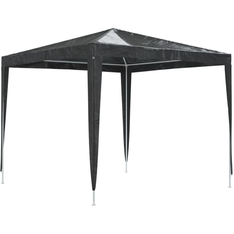 Tente de réception professionnelle 2,5x2,5 m Anthracite 90 g/m² Vidaxl