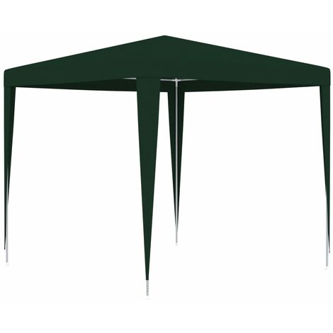 Tente de réception professionnelle, Tonnelle de Jardin, Pergola Pavillon Chapiteau 2,5x2,5 m Vert 90 g/m² FCV44226